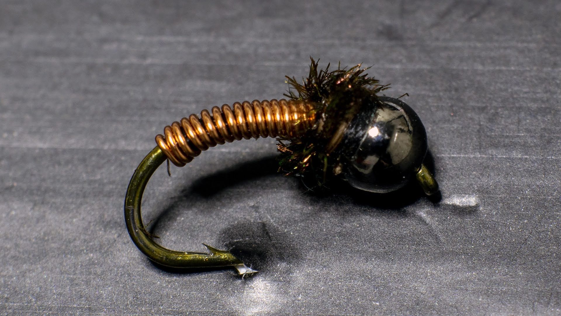 Step By Step Copper Bead Head Brassie Fly Instructions